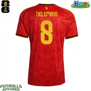 Belgien Youri Tielemans #8 Hemmatröja VM 2026 Kortärmad